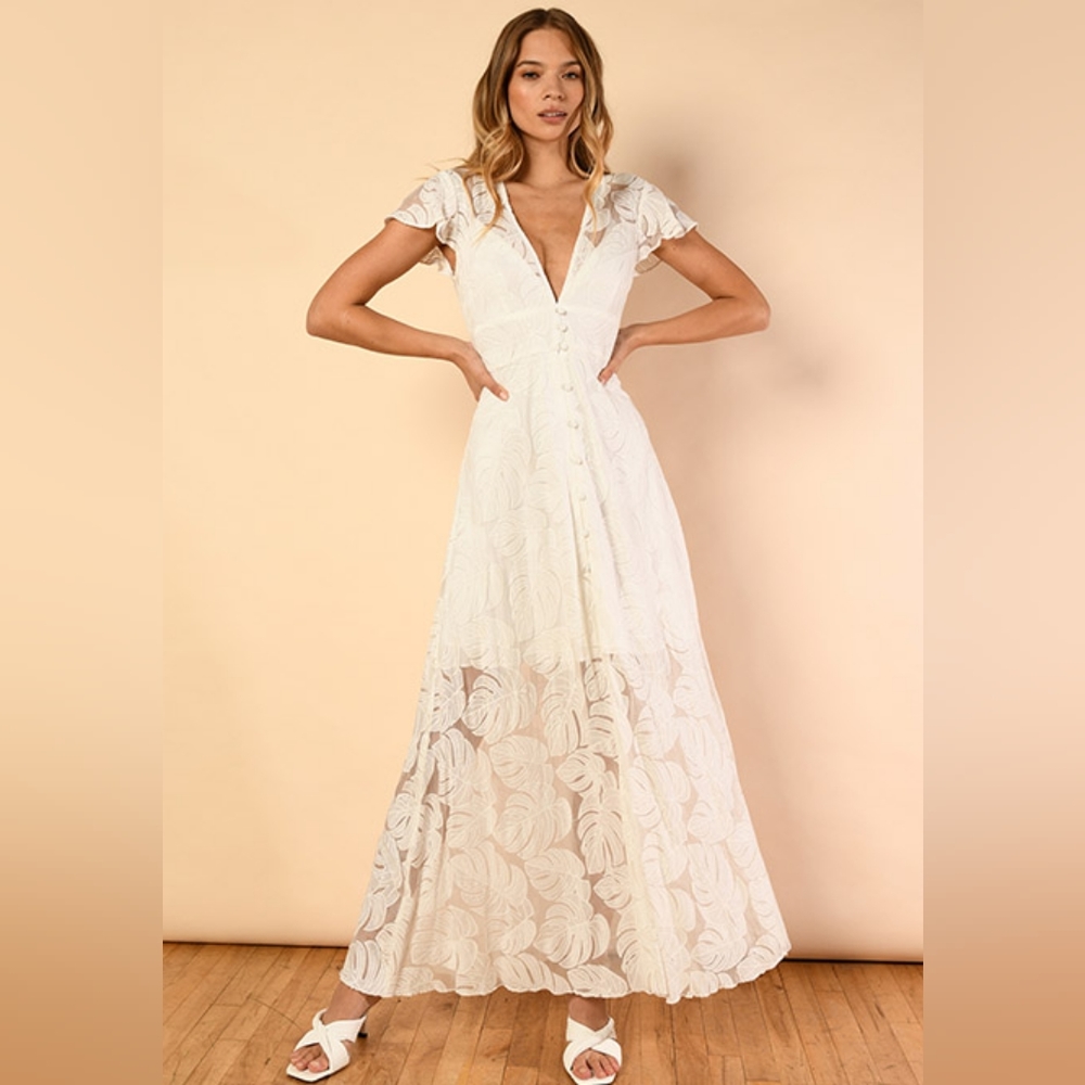 NEW Hutch Chiffon Embroidered Dress XS/S